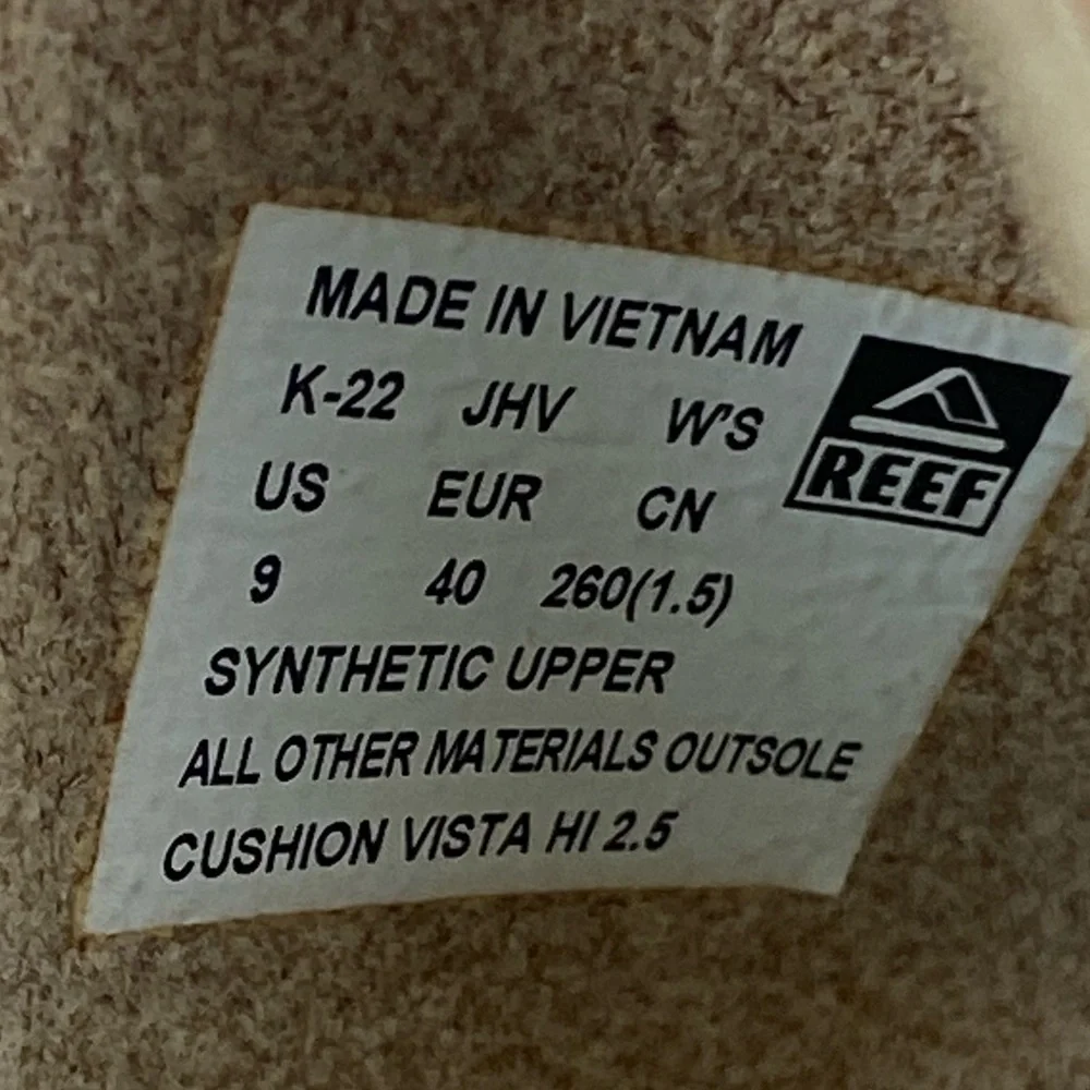 Reef Women's Cushion Vista Higher Platform Slide Sandals women’s size 9 - Picture 10 of 13